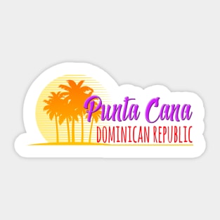 Life's a Beach: Punta Cana, Dominican Republic Sticker